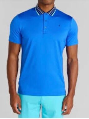 NWT Redvanly Men's Blue Mark Polo Shirt - Classic Short Sleeve XXL